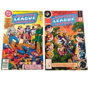 Justice League of America Lot #159 160 1978 JSA Crossover Gerry Conway DC Comics